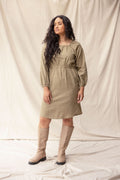 ReCreate Rose Dress - Moss Stripe Was $280 NOW