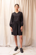 ReCreate Sebastian Denim Dress - Black Was $240 Now