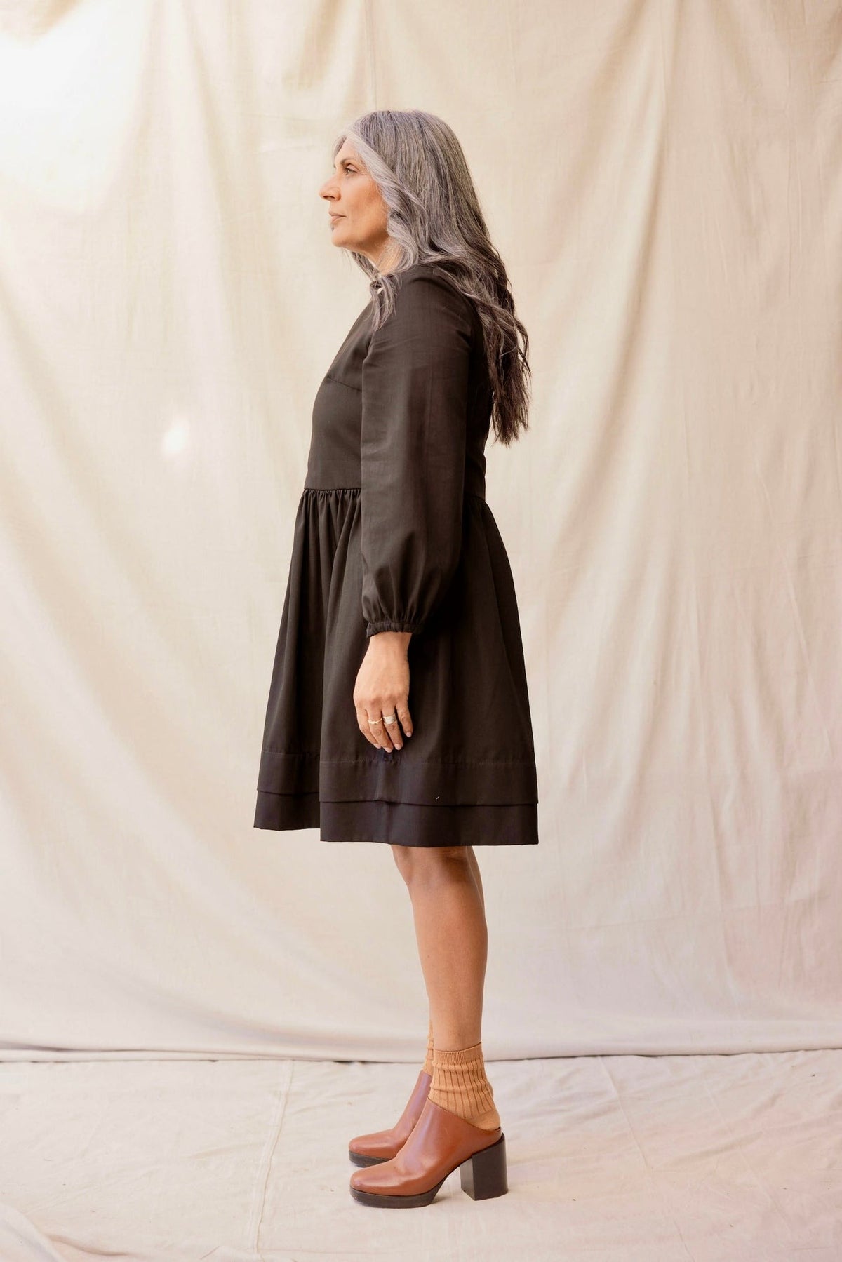ReCreate Sebastian Denim Dress - Black Was $240 Now
