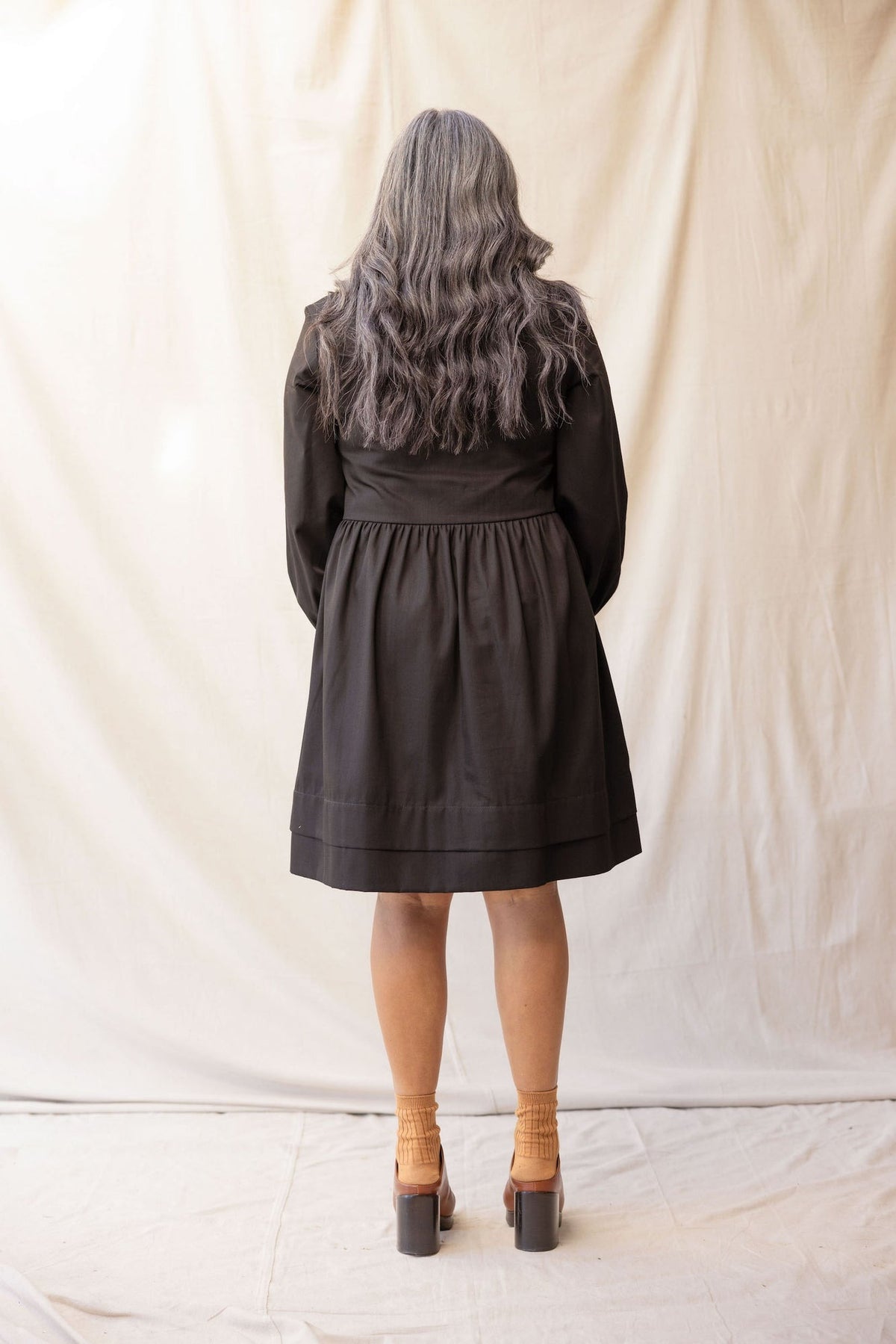 ReCreate Sebastian Denim Dress - Black Was $240 Now