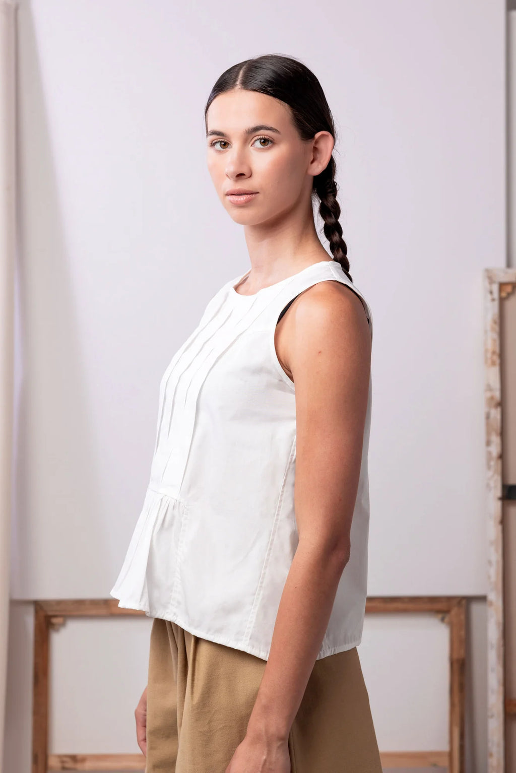 ReCreate Liminal Top - Chalk