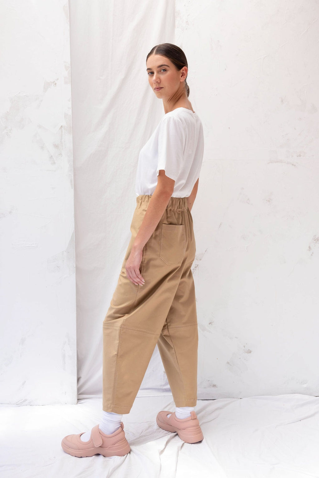 ReCreate Barrel Pants - Tan