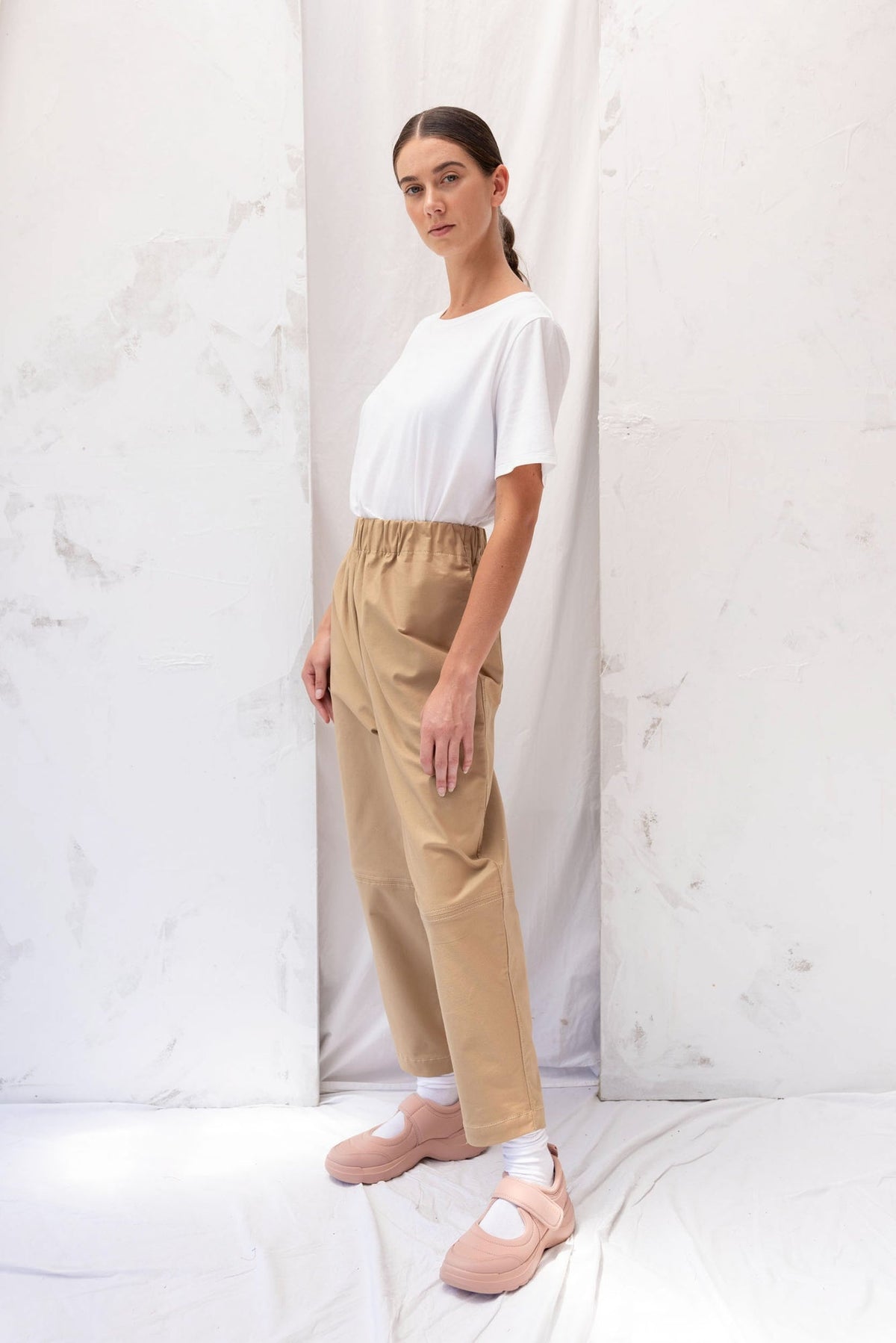 ReCreate Barrel Pants - Tan
