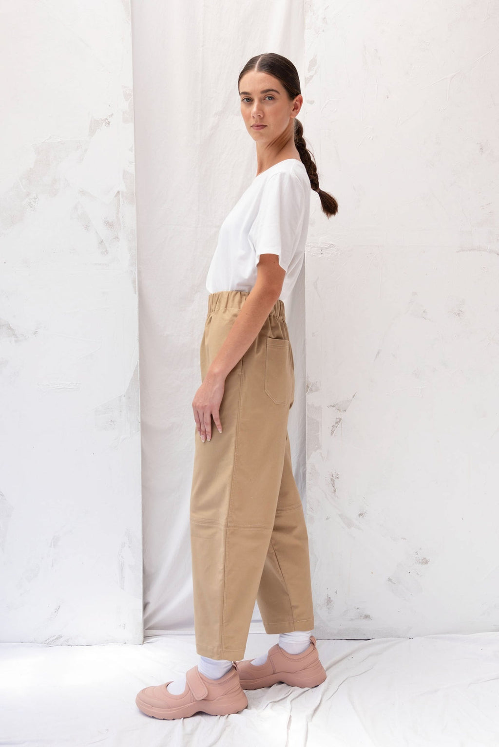 ReCreate Barrel Pants - Tan