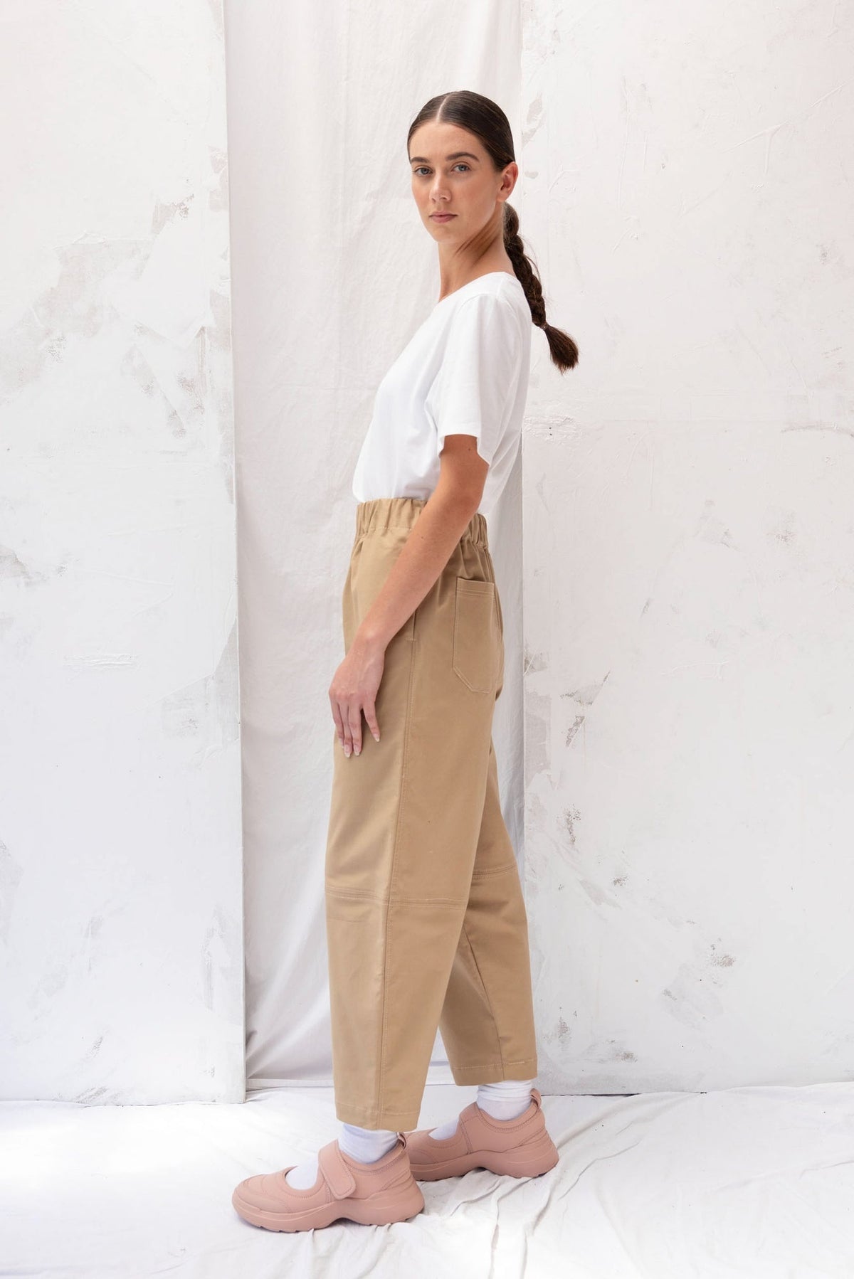 ReCreate Barrel Pants - Tan