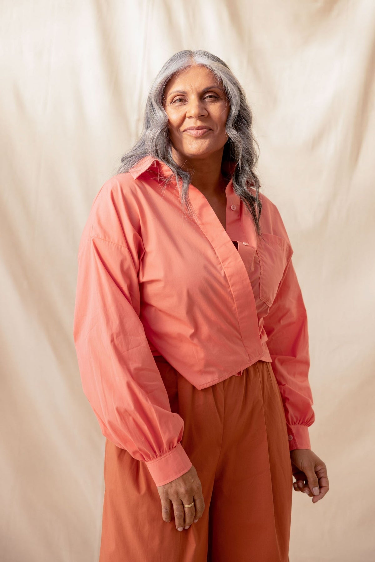 ReCreate Boxy Shirt - Burnt Sienna