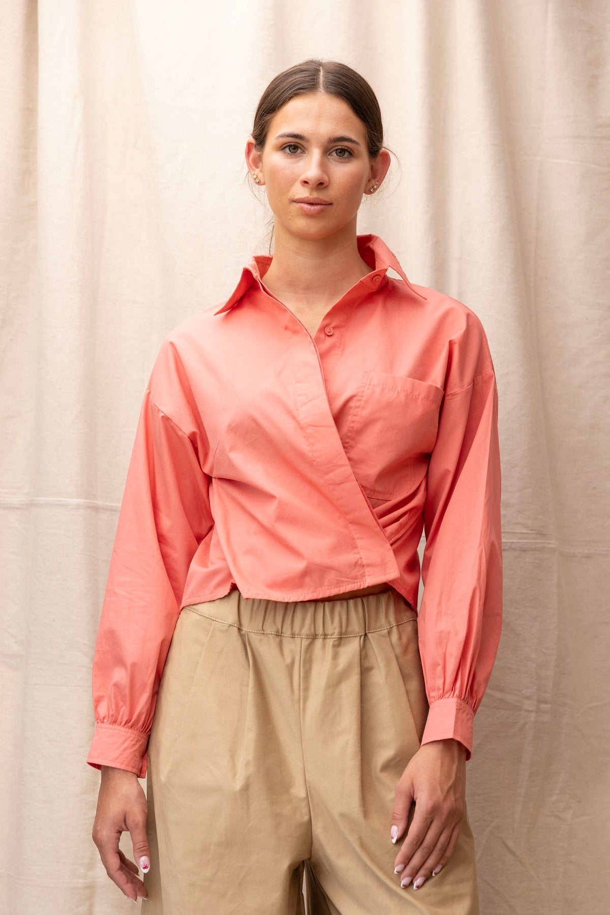 ReCreate Boxy Shirt - Burnt Sienna
