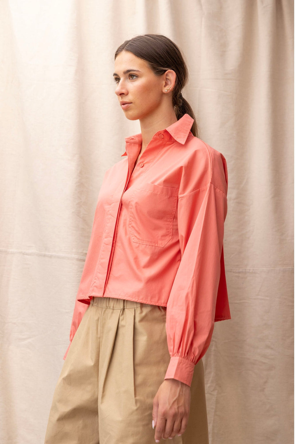 ReCreate Boxy Shirt - Burnt Sienna
