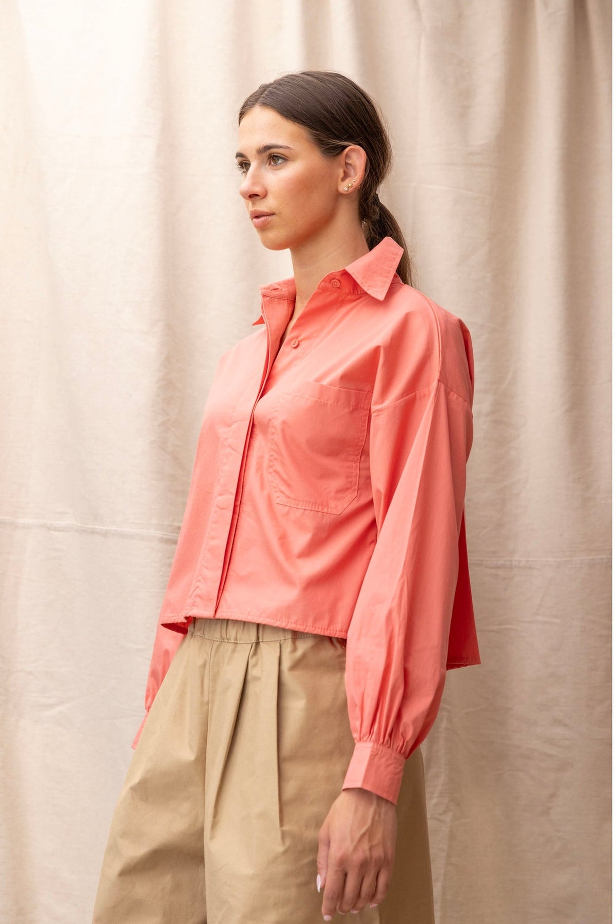 ReCreate Boxy Shirt - Burnt Sienna