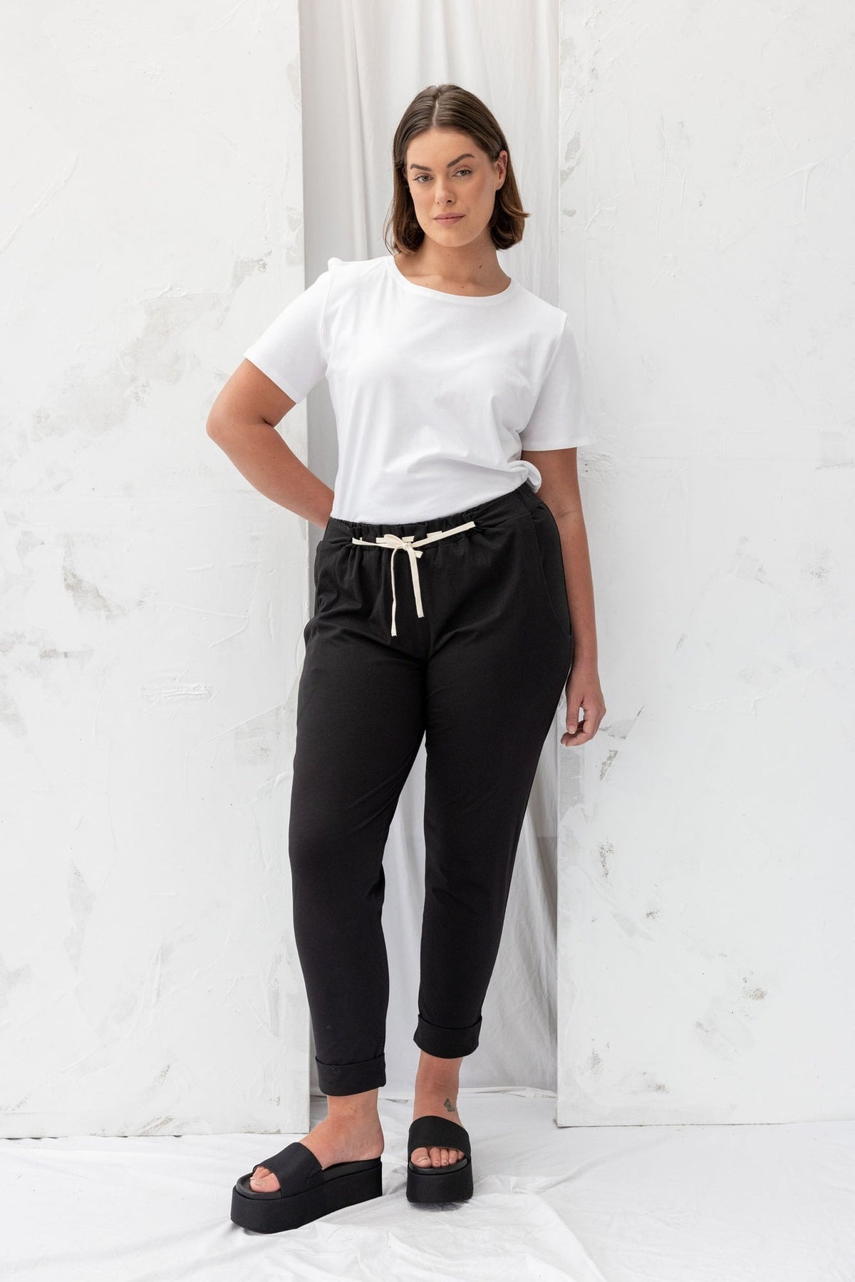 ReCreate Cabin Pant - Black Last Sizes Was $149.90 Now