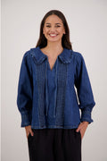 Briarwood Redmond Top - Denim Was $329 Now