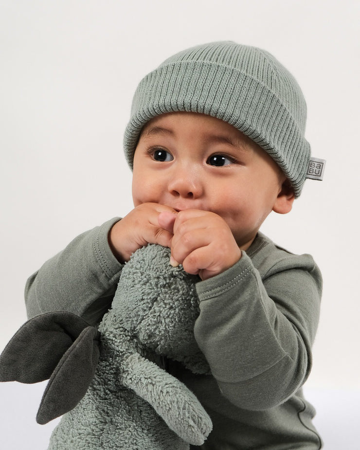 Babu Merino Rib Hat - 0-6 mths