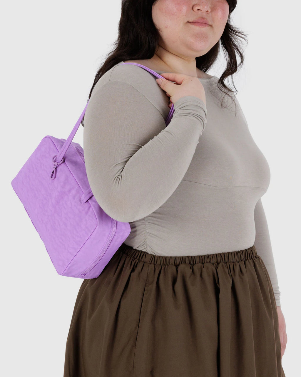 Baggu Nylon Bowler Bag - Rose