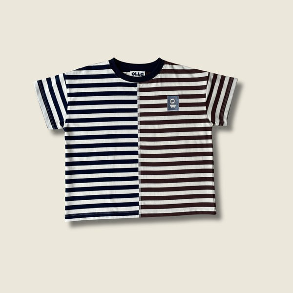 Split Stripe Tee