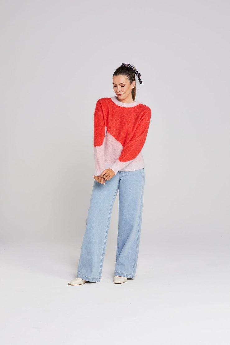 Split Jumper - Pinky Tomato - Last One