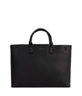 Vegan Satchel - Sevyn Grain Black