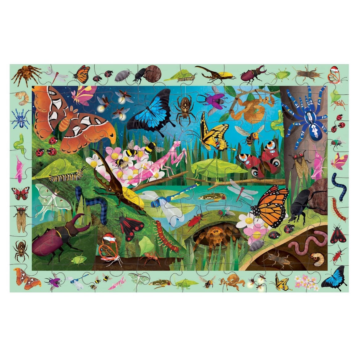 Bugs & Butterflies Search & Find 64 Piece Puzzle