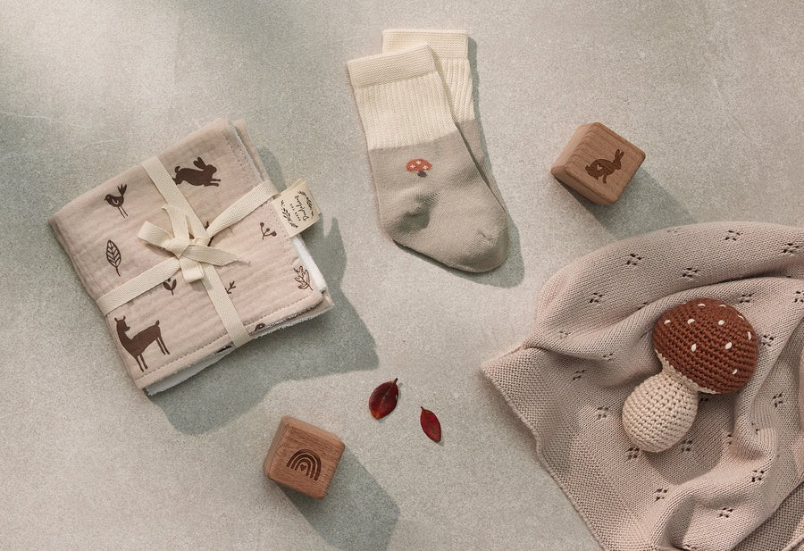 Organic Cotton Socks - 0-6 mths
