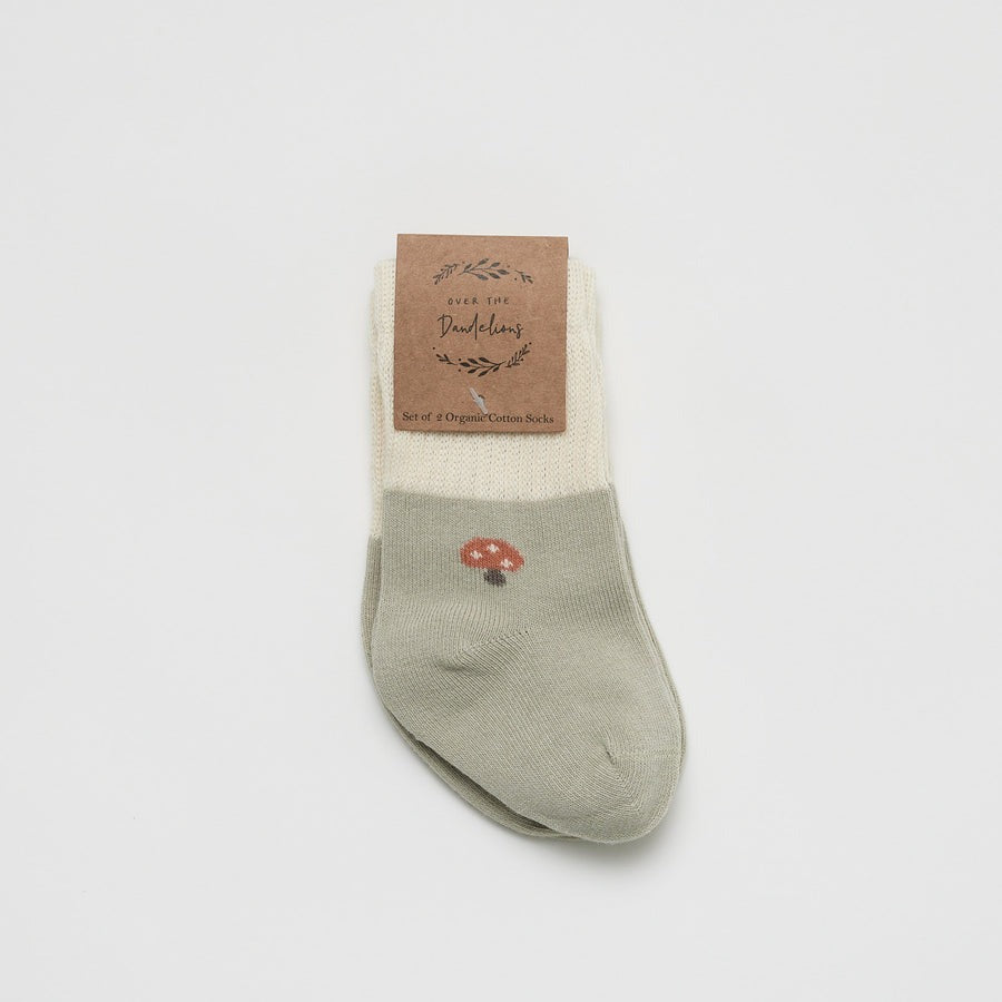 Organic Cotton Socks - 0-6 mths