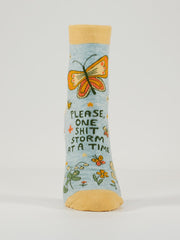 Womens Crew Socks - Shitstorm