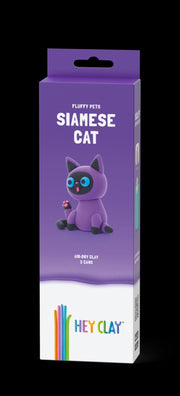 Hey Clay - Fluffy Pets, Siamese Cat,   3 Cans