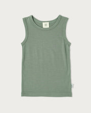 Babu Merino Singlet - Sage