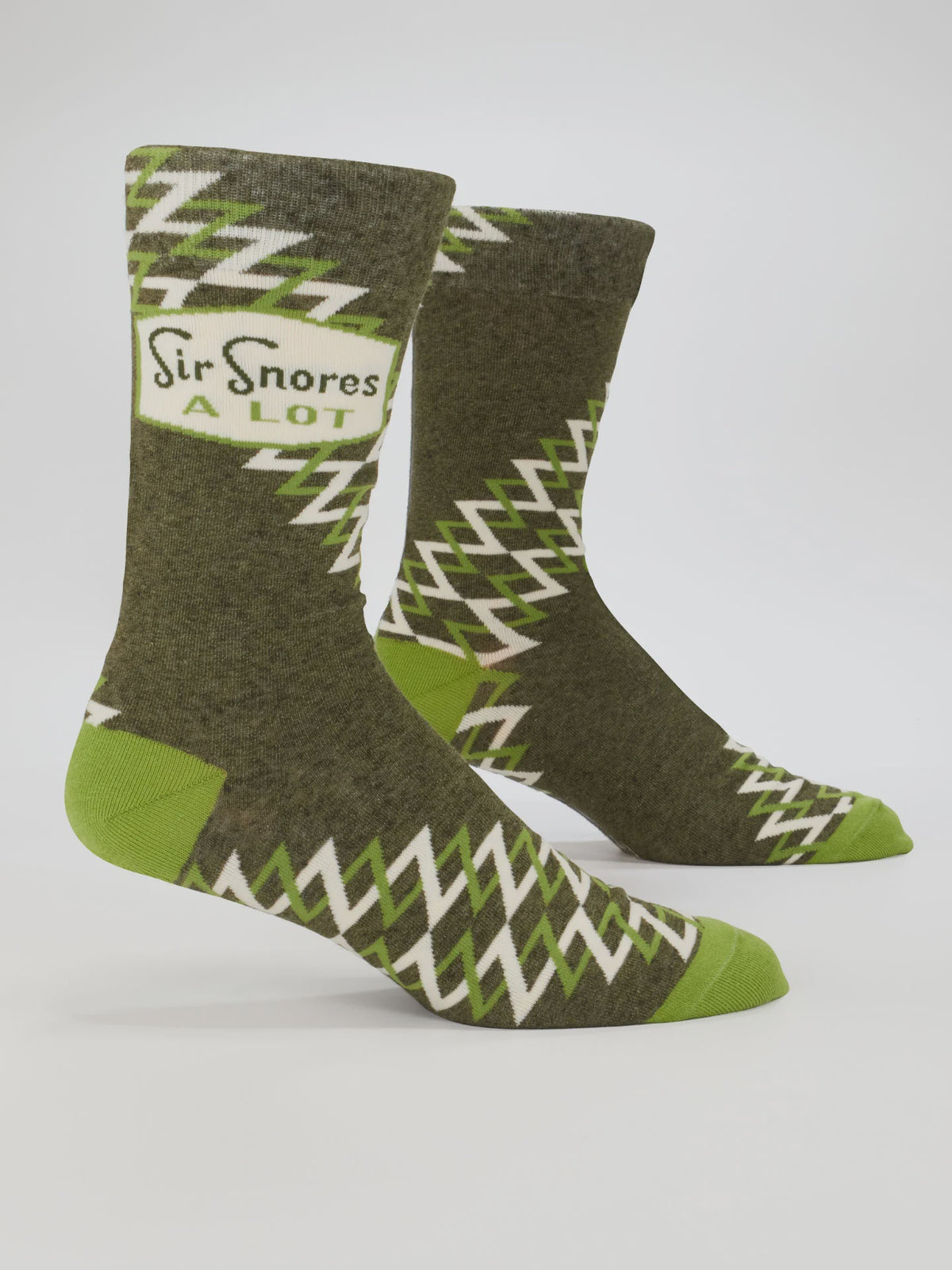 Mens Crew Socks - Sir Snores A Lot