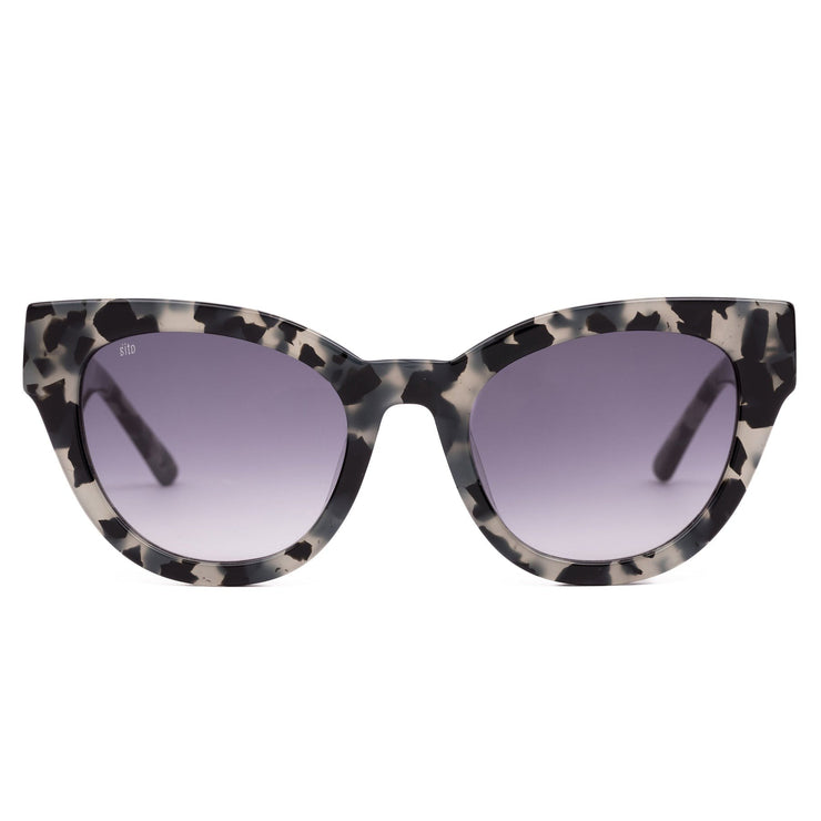 Sito Soul Fusion Sunglasses - Black Tort/Smoke Gradient