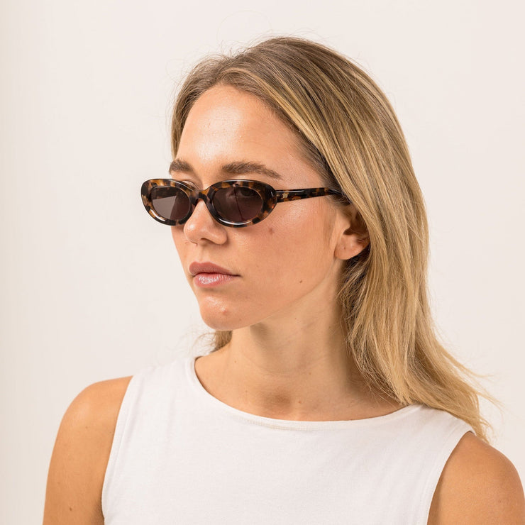 Sito Lourdes Sunglasses - Pebble Tort/Grey