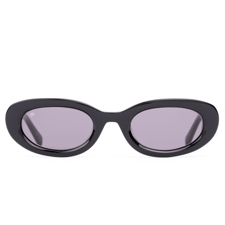 Sito Lourdes Sunglasses - Black/Smokey Grey