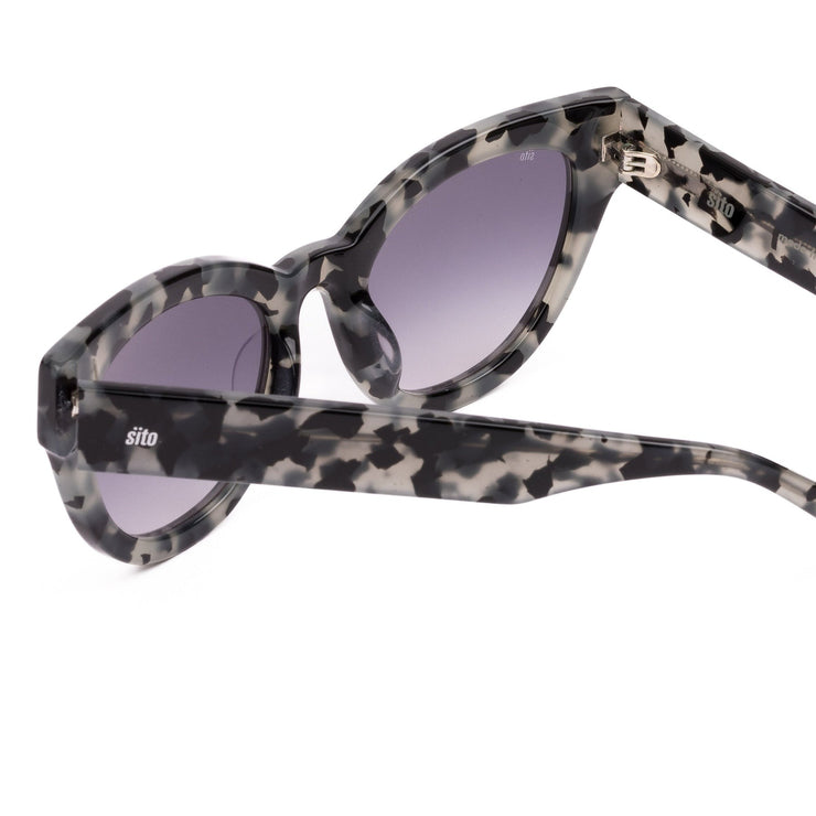 Sito Soul Fusion Sunglasses - Black Tort/Smoke Gradient