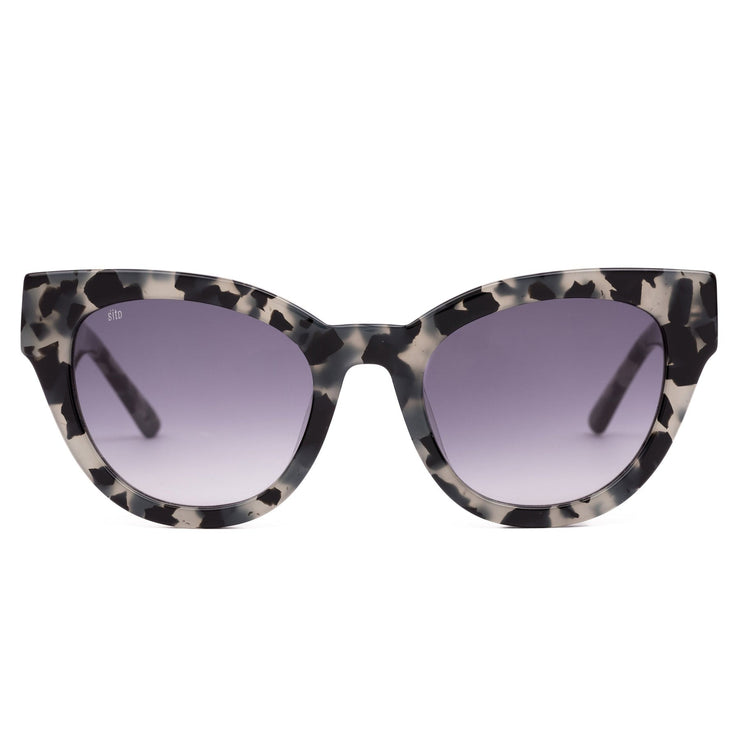 Sito Soul Fusion Sunglasses - Black Tort/Smoke Gradient