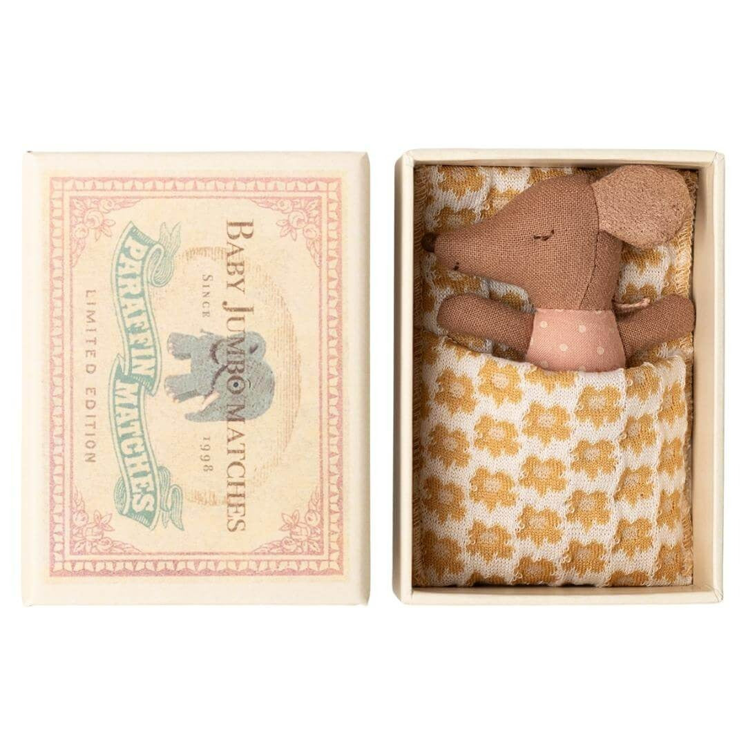 Maileg Mouse Baby Sleepy/Wakey in Box