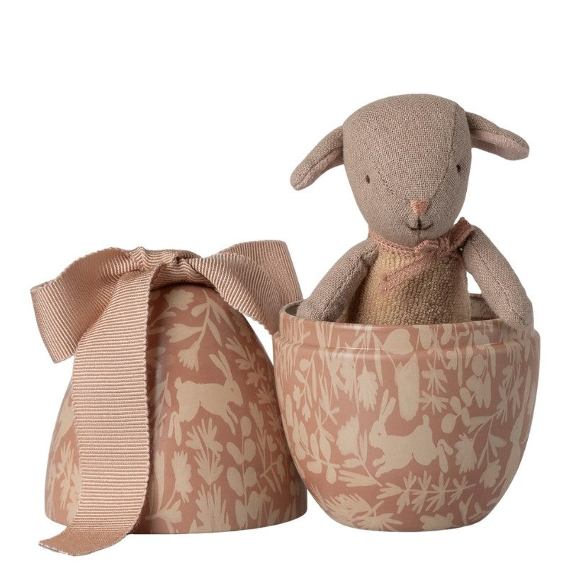Maileg Easter Egg Small w Micro Lamb
