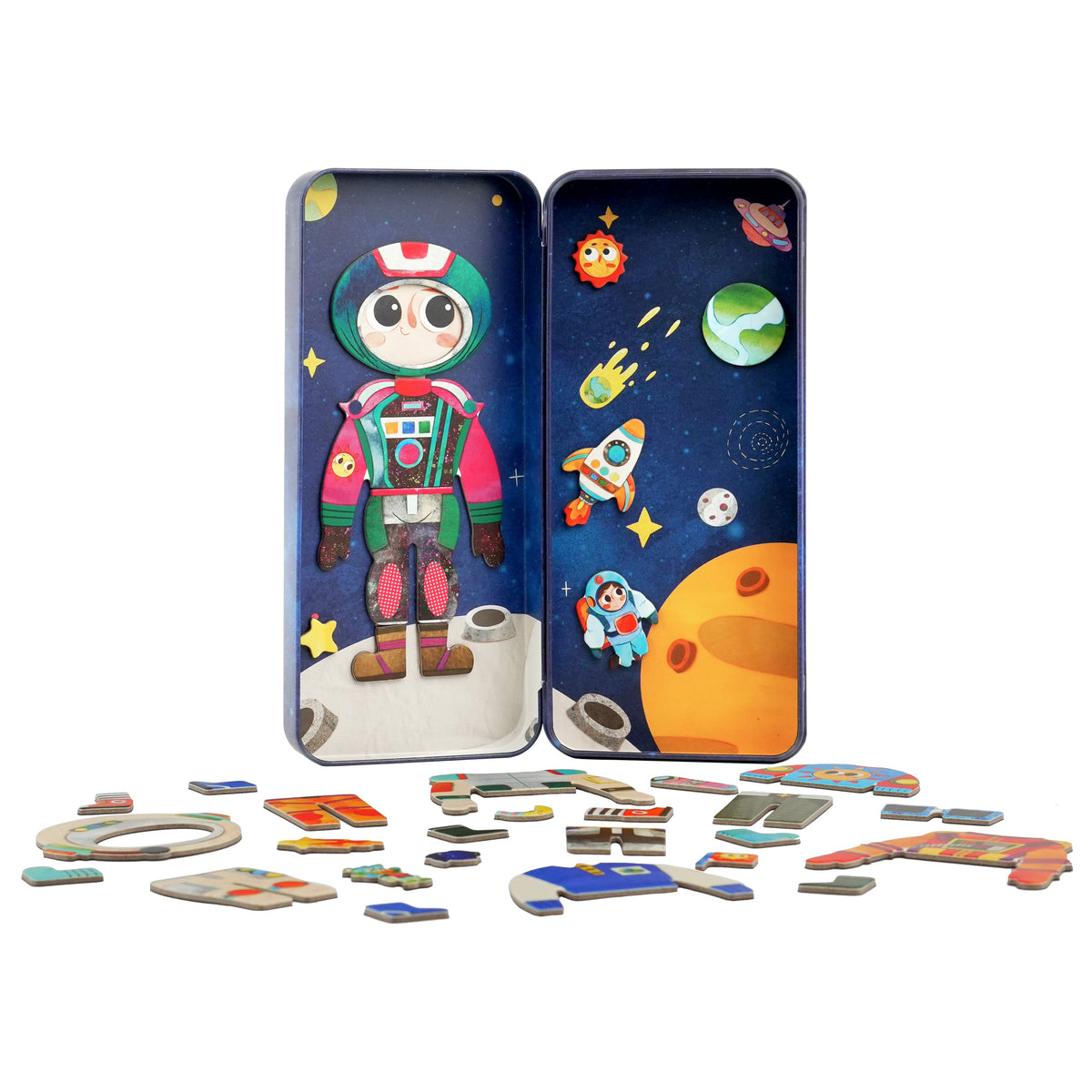Magnetic Puzzle Box - Spaceman