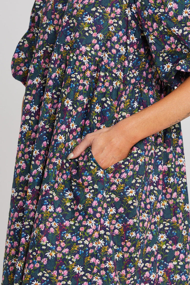 Spin Dress - Midnight Garden Last One