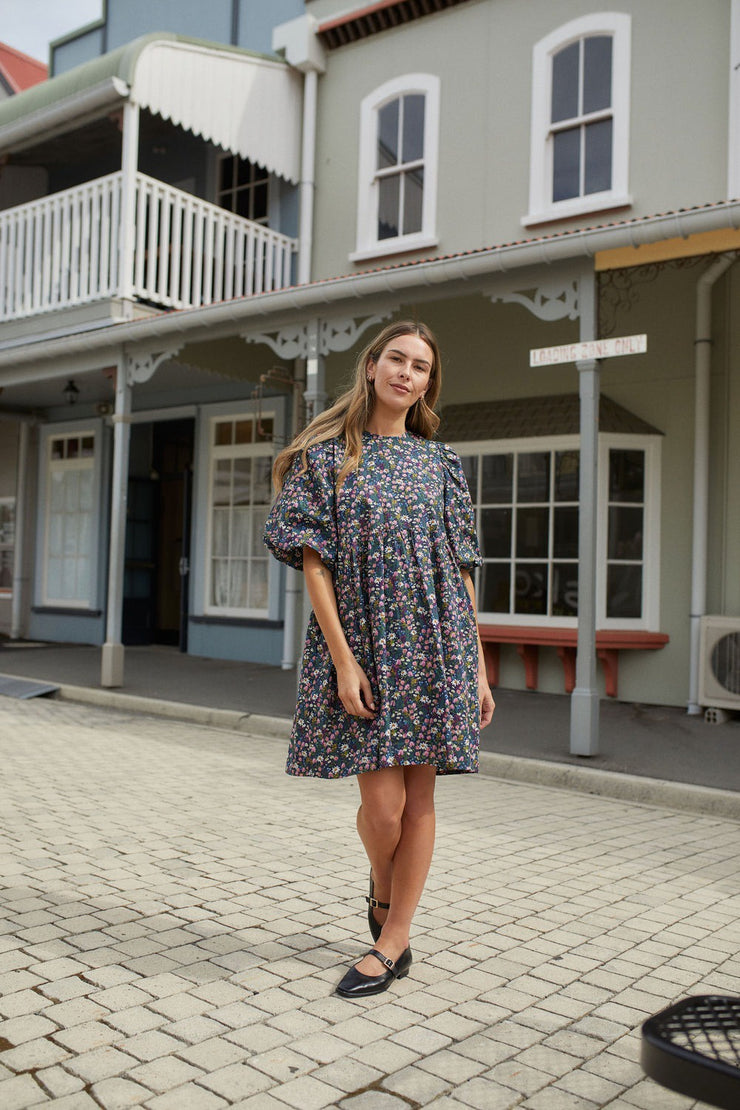 Spin Dress - Midnight Garden Last One