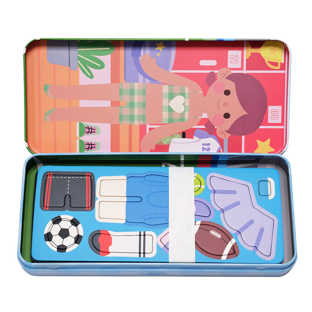 Magnetic Puzzle Box - Sports Stars