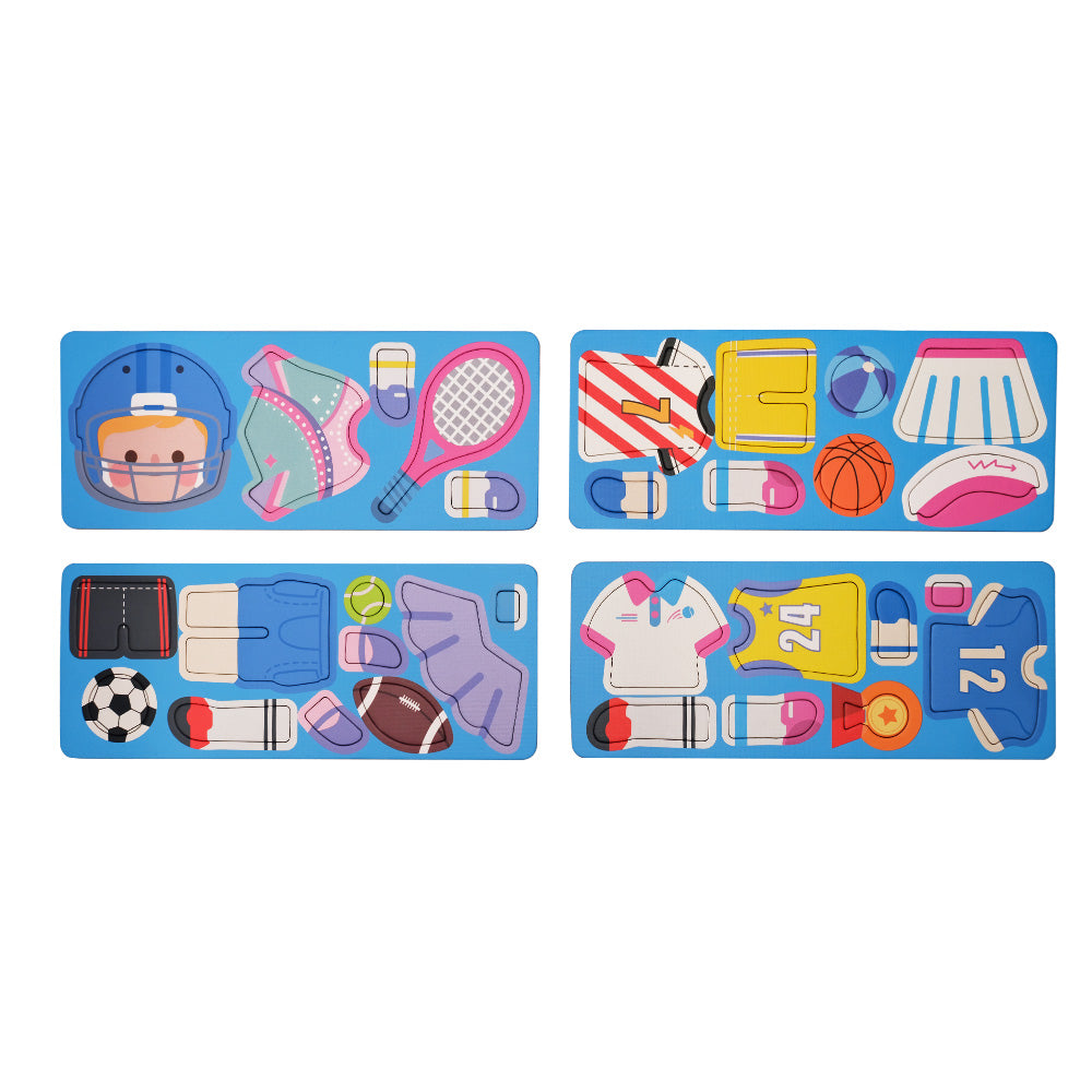 Magnetic Puzzle Box - Sports Stars