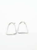 Sterling Silver Square Up Earrings