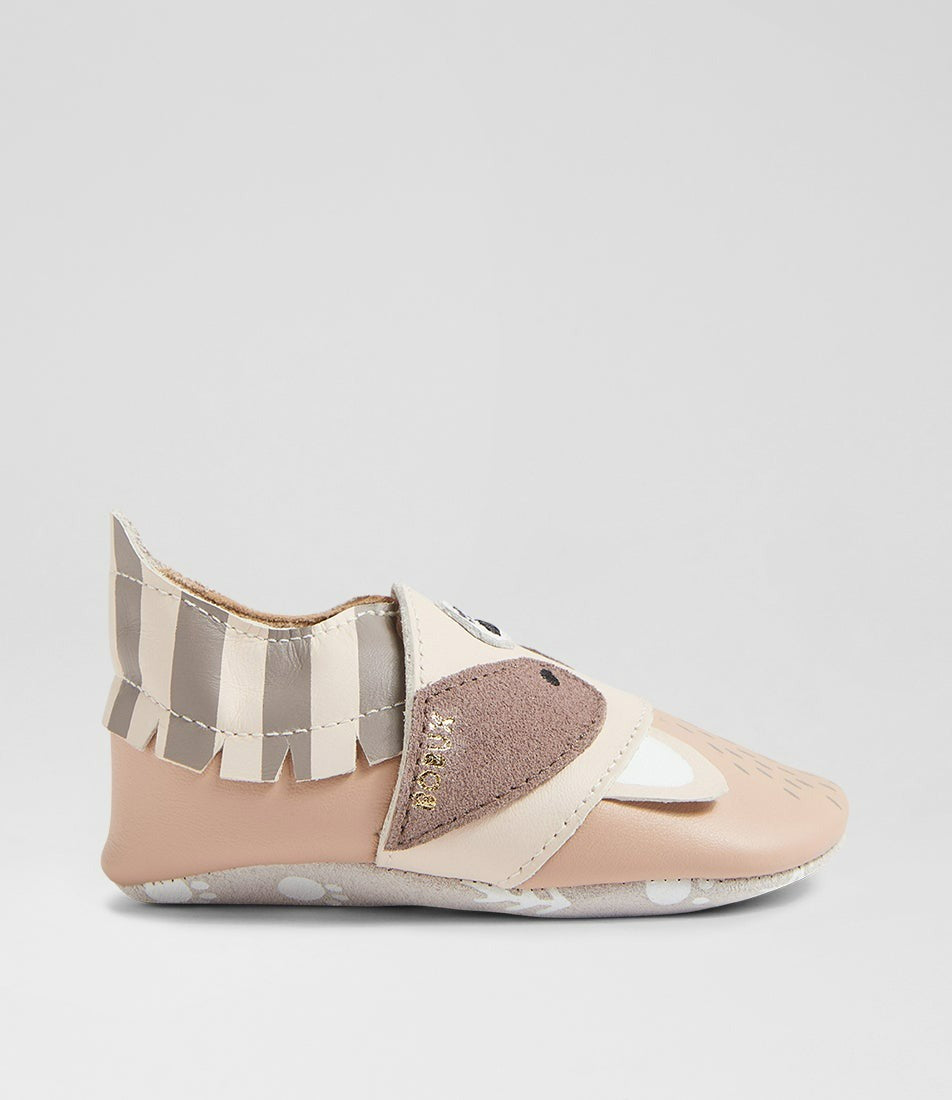 Bobux Soft Soles - Rickie Pearl/Beige
