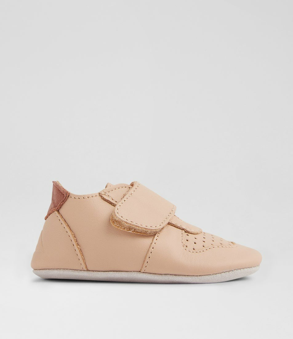 Bobux Soft Soles - Riley Mini Beige Toffee