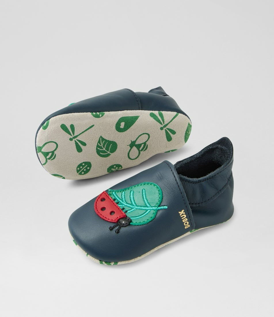 Bobux Soft Soles - Beastie Navy