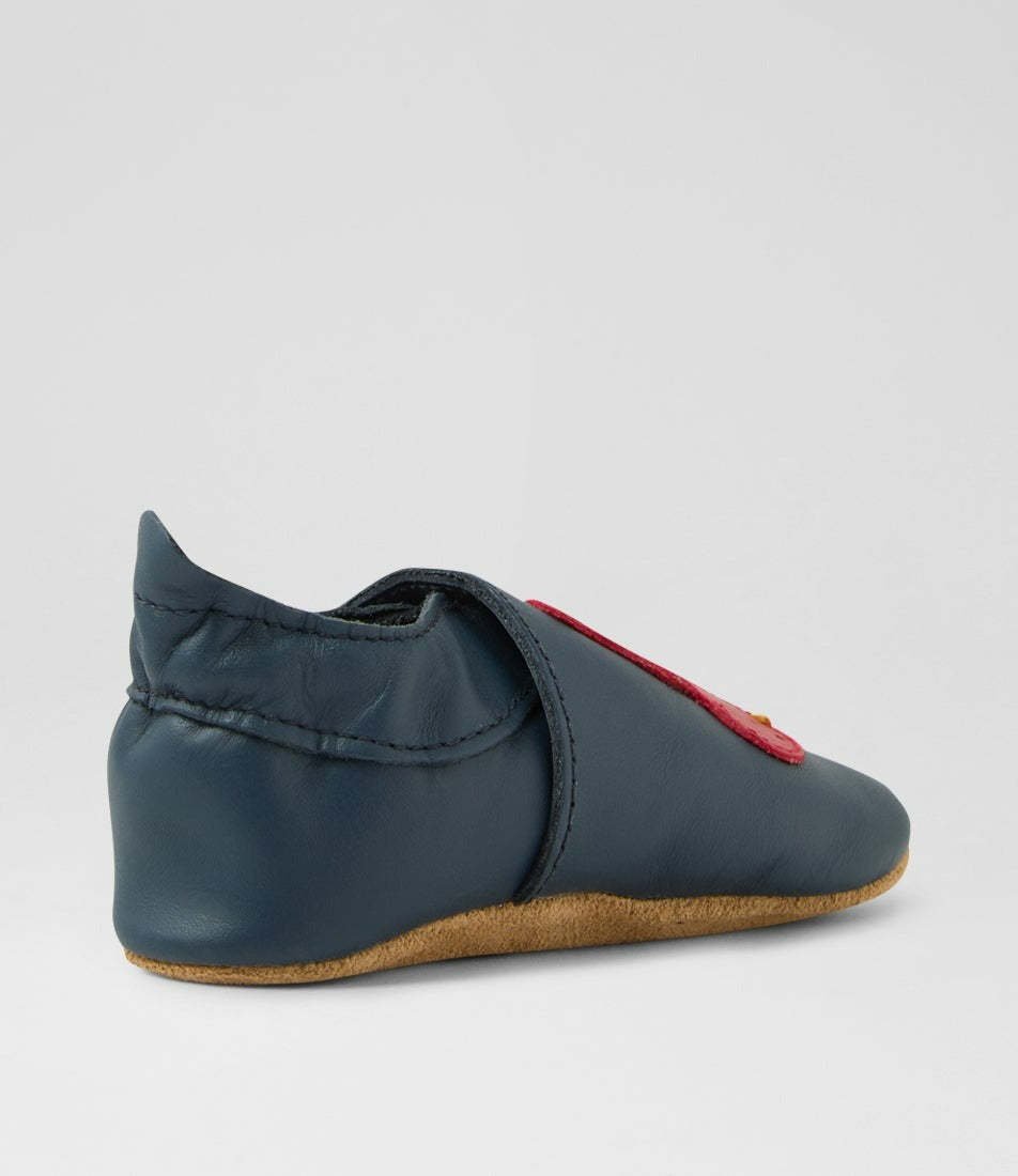 Bobux Soft Soles Dino - Blue