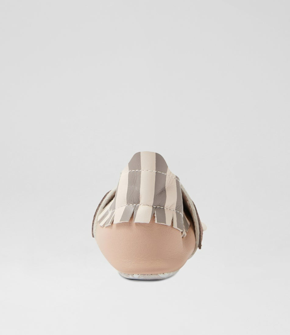 Bobux Soft Soles - Rickie Pearl/Beige