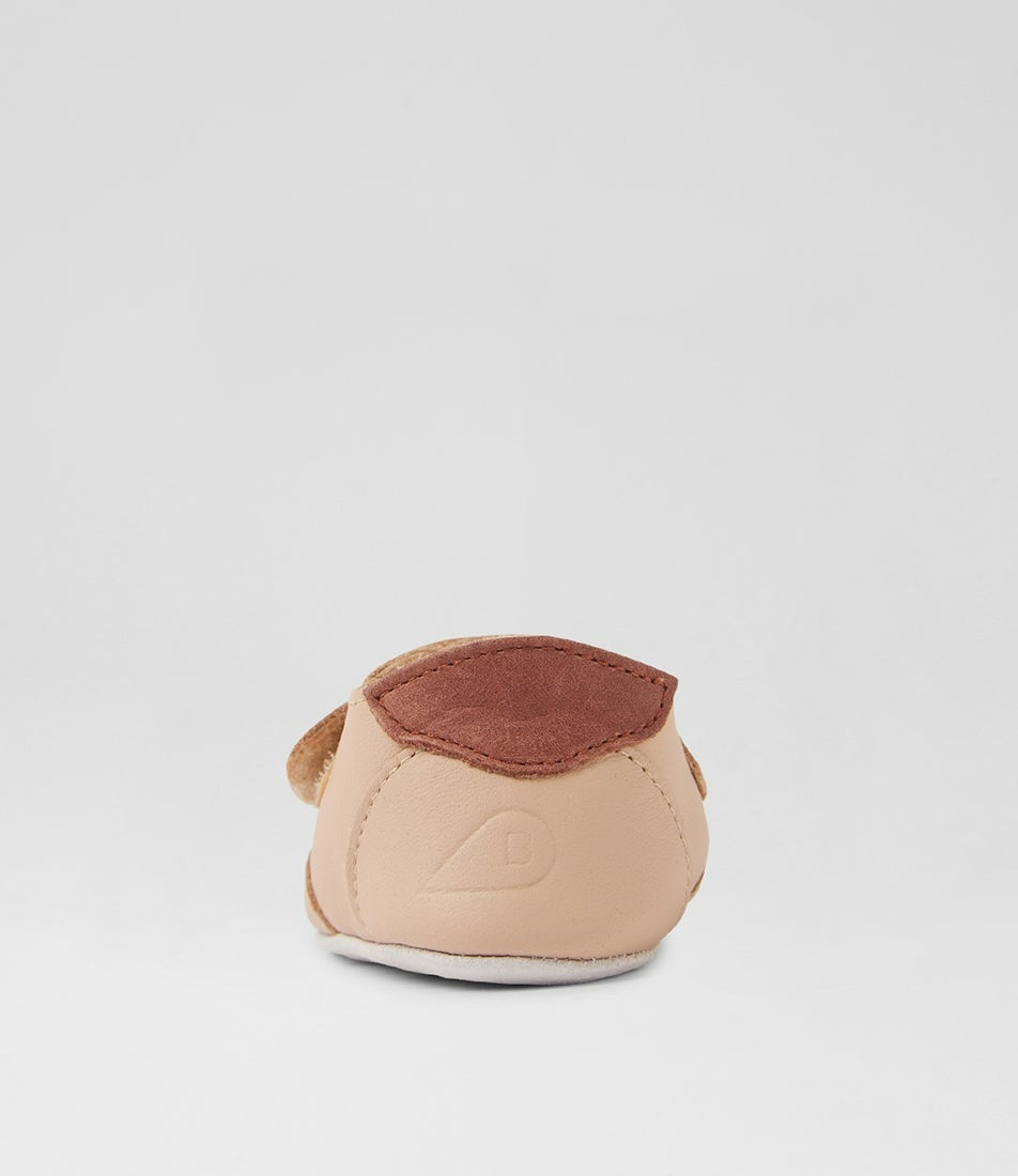 Bobux Soft Soles - Riley Mini Beige Toffee