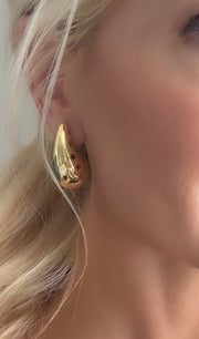Starry Drop Earrings - Gold