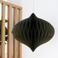 Statement Jewel Ornament - Olive Green 30cm