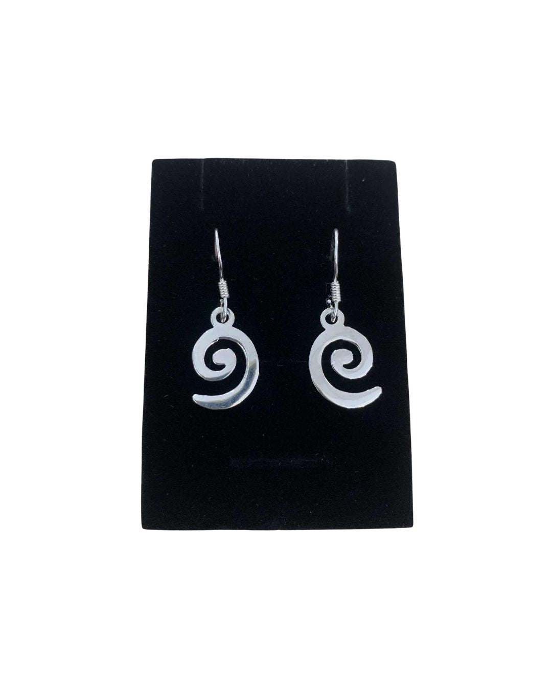Sterling Silver Koru Earrings