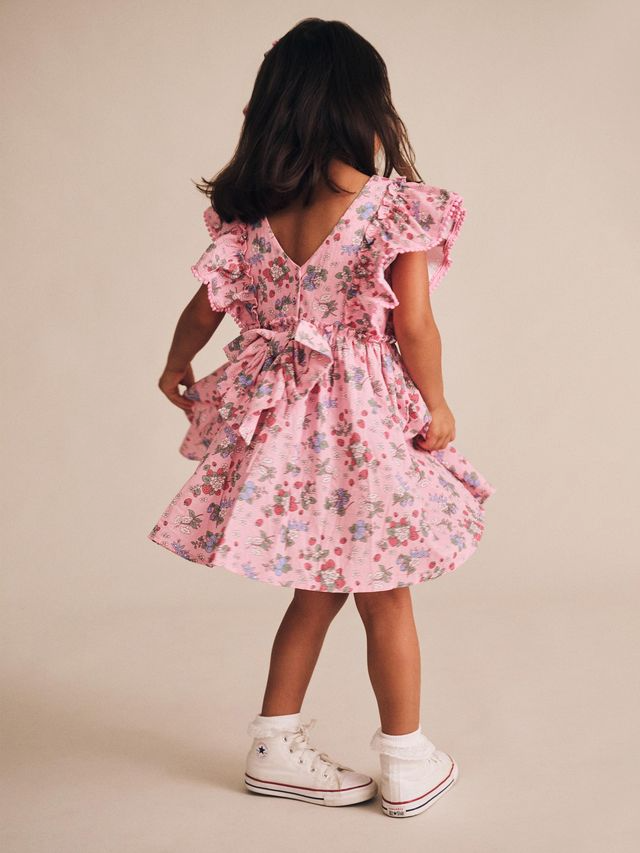 Strawberry Garden Sunday Best Dress - Strawberry